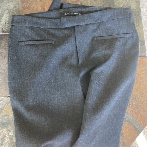 ZARA Pants, Size 6 (stretch pants), Dark Gray - Picture 5 of 7